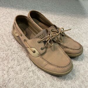 Sperry Tan Boat Shoes